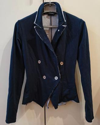 Giacca donna nera, cotone foderato, tg Small