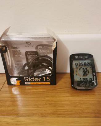 Bryton Rider 15 Computer GPS, Nero