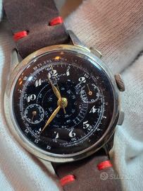 Orologio vintage cronografo anni 30 Landeron Hahn 