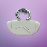 Borsetta Birkin Bag Bianca Richiudibile Argento