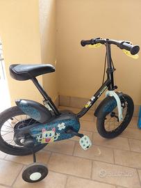 bici bambino con rotelle 14" 