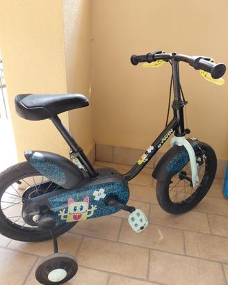bici bambino con rotelle 14" 