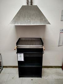 Cappa componibile per barbecue