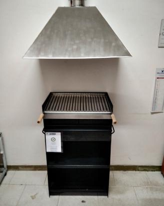 Cappa componibile per barbecue