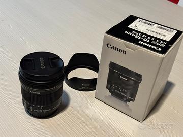 Obbiettivo canon 10-18 efs stabilizzato
