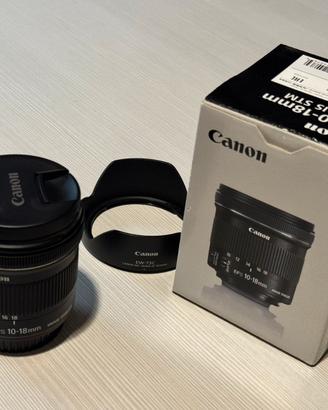 Obbiettivo canon 10-18 efs stabilizzato