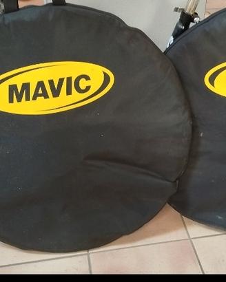 Coppia Sacche MAVIC + 2 Ruote Bici Corsa

