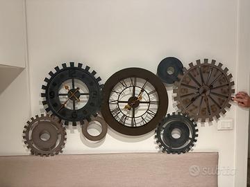 Orologio da parete con tre fusi orari