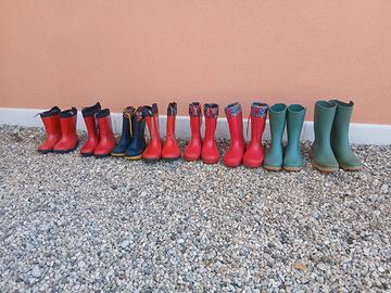 Stivali gomma bambino e bambina