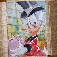 Sketch card - Paperon de' Paperoni - Anthology