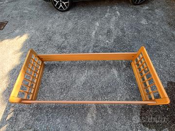 Struttura letto singolo in legno