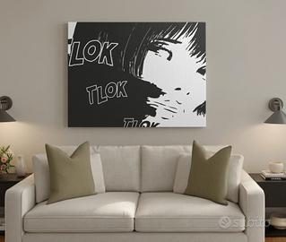 Quadro Fumetto 100x150 - acrilico si tela Arredam