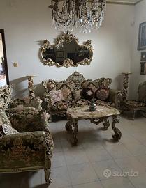 Salotto Completo Stile Barocco Veneziano