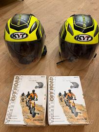 Casco caschi KYT + Interfono OFFROAD
