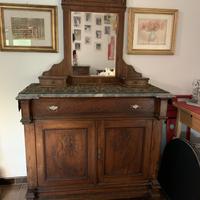 Mobile cassettiera in noce anni 20