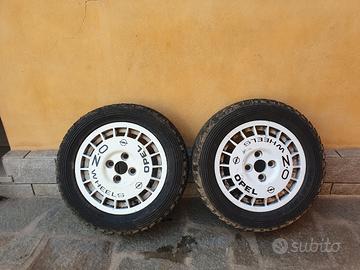 Cerchi OZ rally R14 4x100 originali auto epoca ray