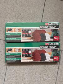 2 Set Carta Abrasiva Triangolare Parkside 60 Pezzi