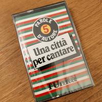 Audiocassetta Parole d'autore 5 città per cantare