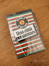 Audiocassetta Parole d'autore 5 città per cantare