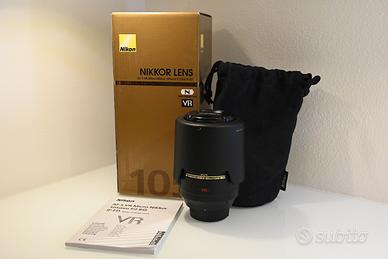 Obiettivo MACRO Nikon AF-S 105mm 1:2.8 G ED N VR