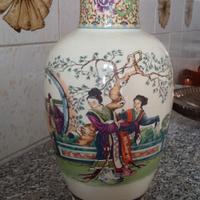 Vaso cinese decorato