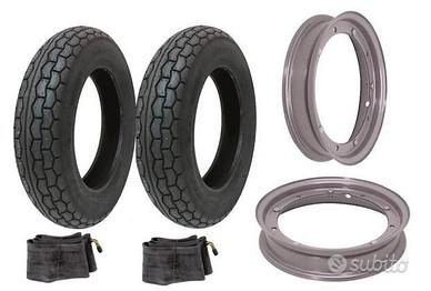 2 Ruote complete Piaggio Vespa ' 3.00-10 / 3.50-10
