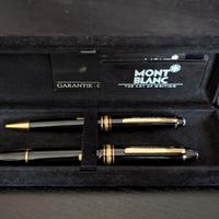 Set Montblanc Meisterstück finiture in oro giallo