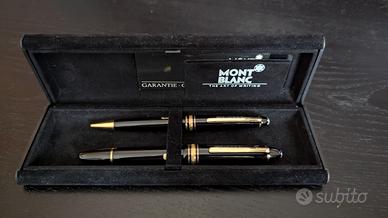 Set Montblanc Meisterstück finiture in oro giallo