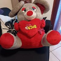 Peluche topo gigante con cuore love