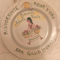 piatto del buon ricordo Ristorante Rosa d'Oro
