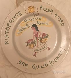 piatto del buon ricordo Ristorante Rosa d'Oro