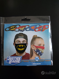 Mascherina stampata Wonder Woman Justice League