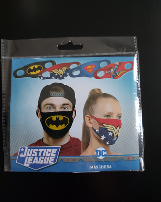 Mascherina stampata Wonder Woman Justice League