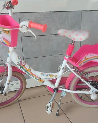 Bicicletta bambina unicorno 