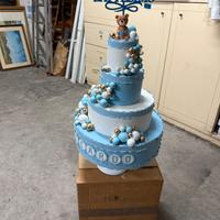 Torta decorazione Battesimo NUOVA