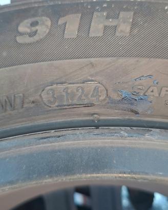 cerchi e gomme 16 per golf 6 