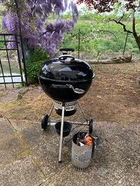 Barbecue Weber Master touch 57 a carbone