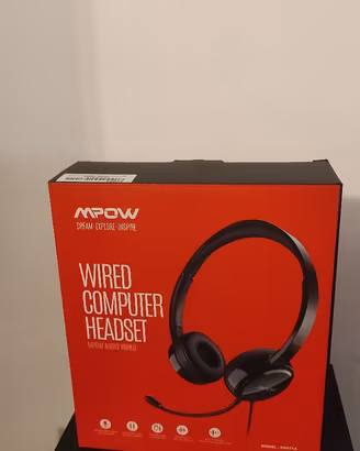 Cuffie USB Mpow 071 / Cuffie per computer da 3,5 m
