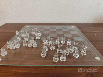 Scacchiera in cristallo temperato 