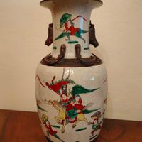 VASO ORIENTALE CINESE in ceramica dipinta/decorato