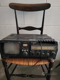 Hitachi Tv fm/sw/mv Radio Cassette Recorder 