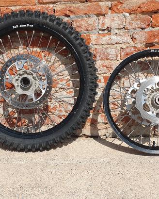 Ruote / cerchi enduro Ktm Husqvarna Gasgas 21-18 