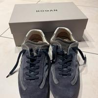 Scarpe Hogan Olympia Slash H Flock Blue