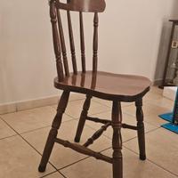 sedie saloon in legno 