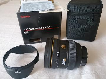 Obiettivo SIGMA 10-20 f4-5.6 per Pentax