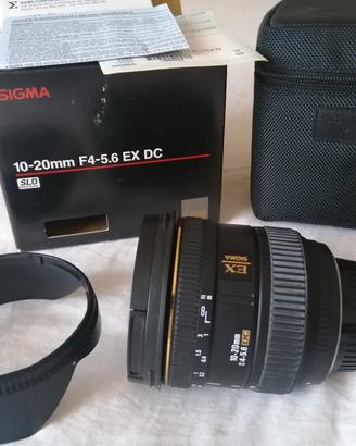 Obiettivo SIGMA 10-20 f4-5.6 per Pentax