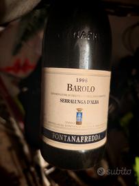 80 bottiglie di vino rare anni 90
