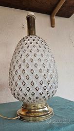 LAMPADA DA TAVOLO VINTAGE MURANO VETRO ANANAS