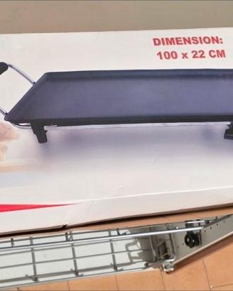 Piastra elettrica grill 100x22cm