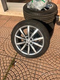 🔥 Cerchi VW Polo + gomme NUOVE 2024 – 215/45 R16 🔥